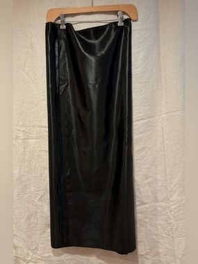 Dosa vintage silk satin sarong wrap skirt, OS